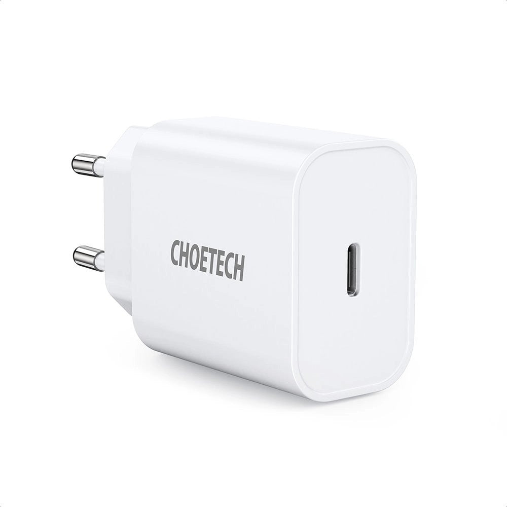 CHOETECH PD5005 AC ADAPTER EU FAST CHARGING ADAPTER USB TYPE C POWER DELIVERY 20W 3A CHOETECH PD5005 AC ADAPTER EU FAST CHARGING ADAPTER USB TYPE C POWER DELIVERY 20W 3A